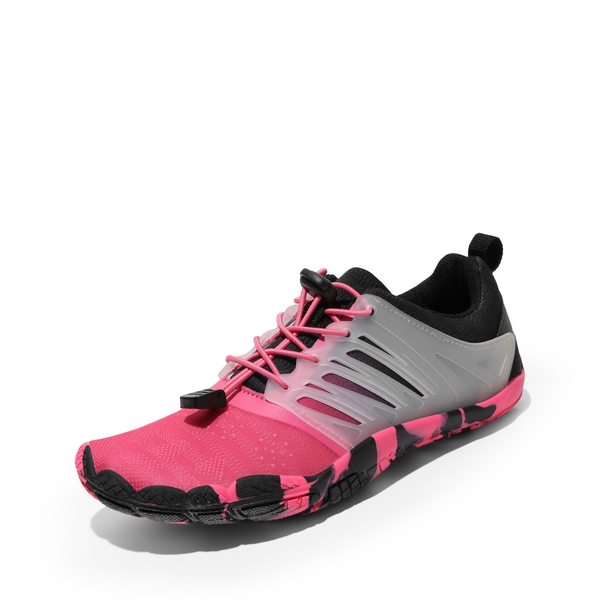 Women's Quick Dry Swim Diving Water Shoes - HOT PINK-BLACK - 1